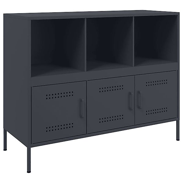vidaXL Sideboard Sideboard Anthrazit 100,5x39x79 cm günstig online kaufen