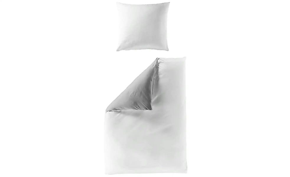 BIERBAUM Wendebettwäsche »Modern Uni in Gr. 135x200 oder 155x220 cm«, Moder günstig online kaufen