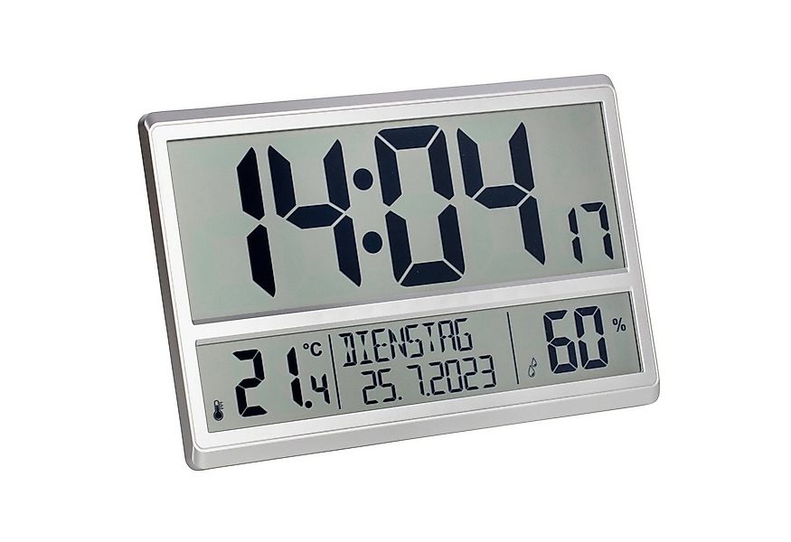 TFA Dostmann Funkwanduhr XL-Funkuhr TFA 60.4520 Innentemperatur Datum Woche günstig online kaufen