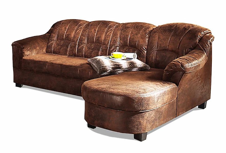 Home affaire Ecksofa »Budapest zeitlos & elegant, bequeme Armlehnen, L-Form günstig online kaufen