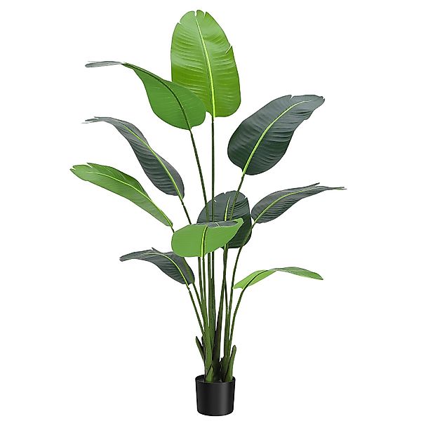 Kunstbaum Groß Pflanze,Lebensechte künstliche Canna-Blatt-Landschafts Pflan günstig online kaufen