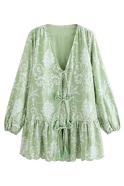 LAURA ASHLEY Strandkleid Laura Ashley Strandponcho zum Binden aus Baumwolle günstig online kaufen