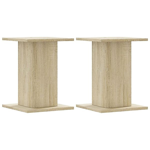vidaXL Blumenständer Pflanzenständer 2 Stk. Sonoma-Eiche günstig online kaufen