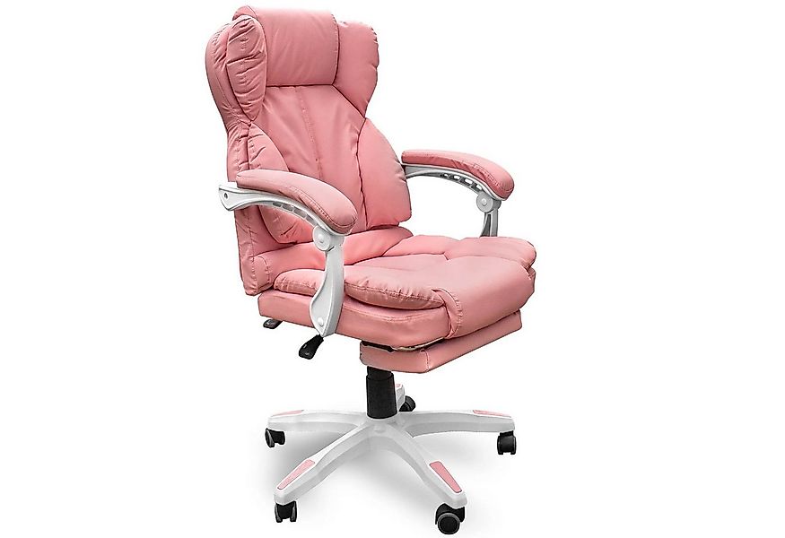 TRISENS Chefsessel Rafael Bürostuhl Home Office Chair Lederoptik-Design Fuß günstig online kaufen