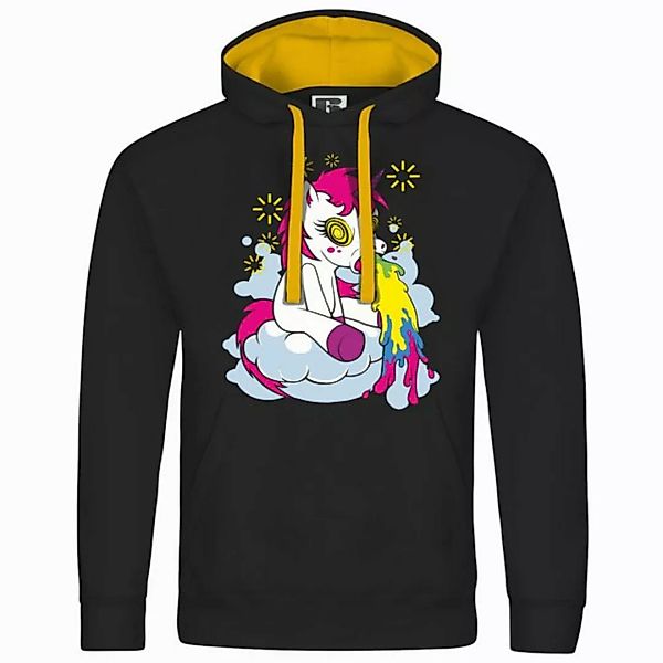 deinshirt Kapuzenpullover Herren Kapuzenpullover Kotzendes Einhorn Mit Prin günstig online kaufen