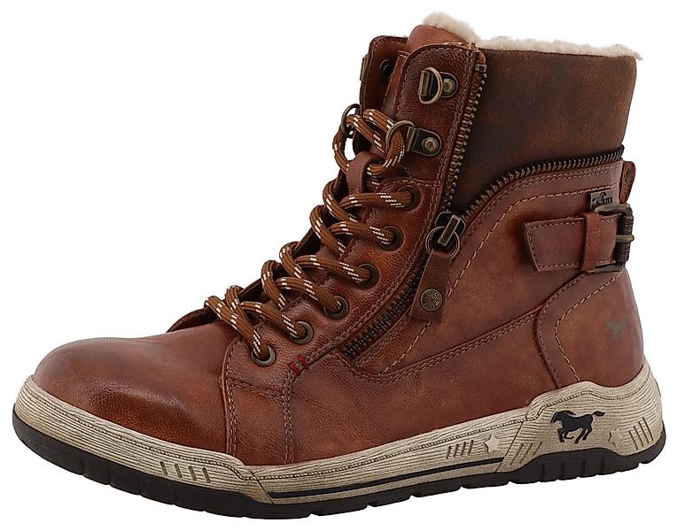 Mustang Shoes Ihana Winterboots High Top Sneaker, Winterboots mit Warmfutte günstig online kaufen