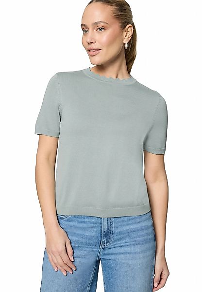 Zero Kurzarmshirt "Damen mit Wellensaum" 1 Material günstig online kaufen
