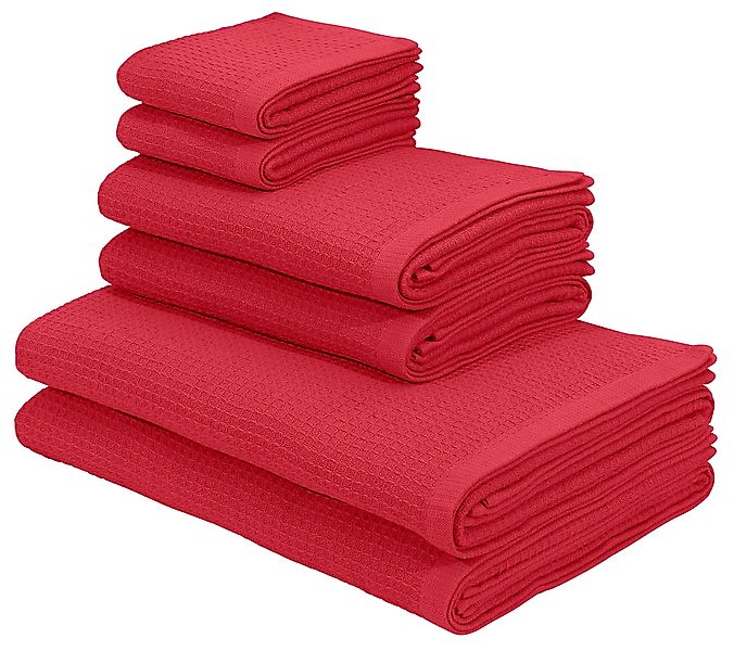 KangaROOS Handtuch Set »Cassidy, Handtuch in Premium Qualität, 500 gr/m², W günstig online kaufen