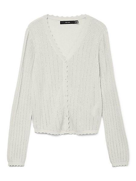 Vero Moda Strickjacke VMLUXLIGHT POINTELLE LS V-NECK CARDIGAN günstig online kaufen