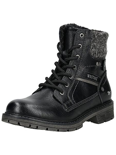 Mustang Shoes Mustang Shoes Stiefelette Lederimitat/Textil Schnürstiefelett günstig online kaufen