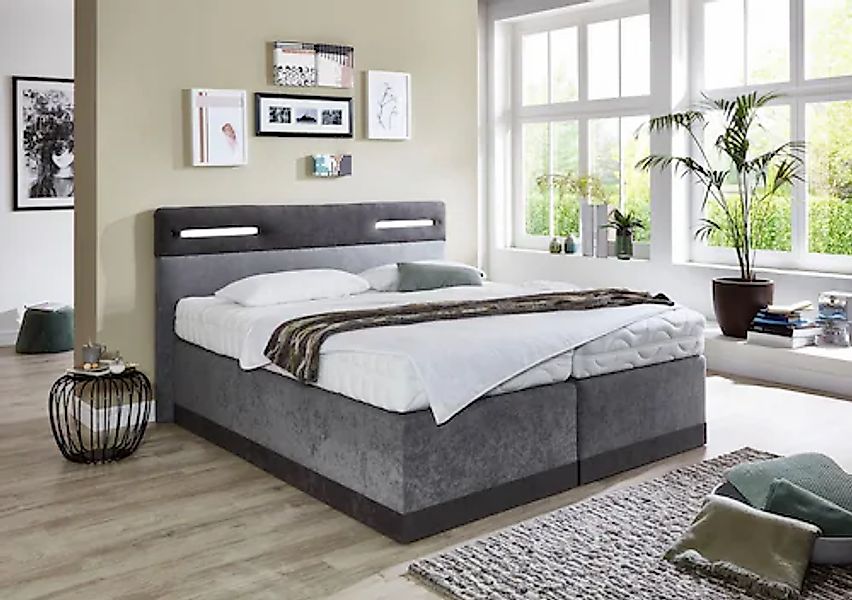 Westfalia Schlafkomfort Boxspringbett, mit LED-Beleuchtung günstig online kaufen