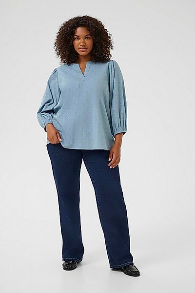 KAFFE Curve Langarmbluse Langarm-Bluse KCloulou Große Größen günstig online kaufen