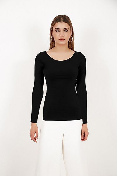 Vivienne Fashion Langarmshirt Hochwertiges Damen Modal Langarmshirt Joe günstig online kaufen