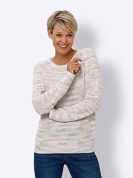 Sieh an! Strickpullover Rundhalspullover günstig online kaufen