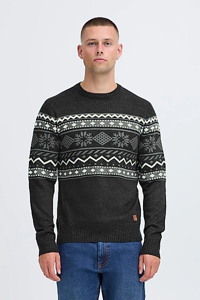 Blend Strickpullover "BHNohr" Klassischer Norweger Grobstrickpullover günstig online kaufen