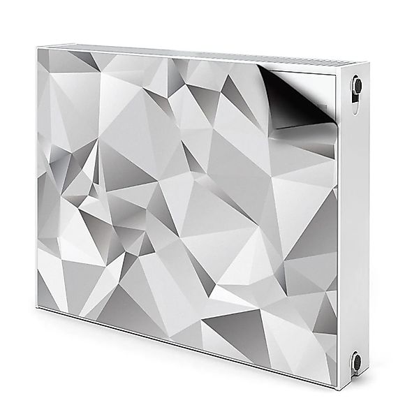 Tulup Magnetfolie für Heizkörper Geometrische Graue Abstraktion Heizkörper günstig online kaufen