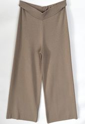 Zuckerwatte Strickhose mit weitem Beim aus günstig online kaufen