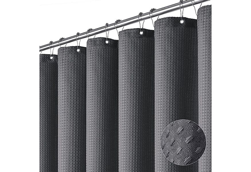 Minicloss Duschvorhang Duschvorhang aus Waffelstoff, wasserabweisend, wasch günstig online kaufen