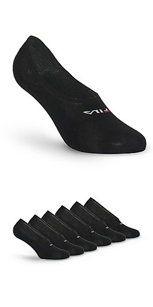 Fila Füßlinge "UNISEX GHOST SOCKS" 6 Paar, mit Logo-Schriftzug, Silikonstre günstig online kaufen