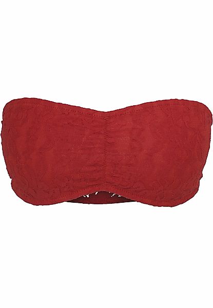URBAN CLASSICS Sport-BH "Urban Classics Damen Ladies Laces Bandeau" günstig online kaufen
