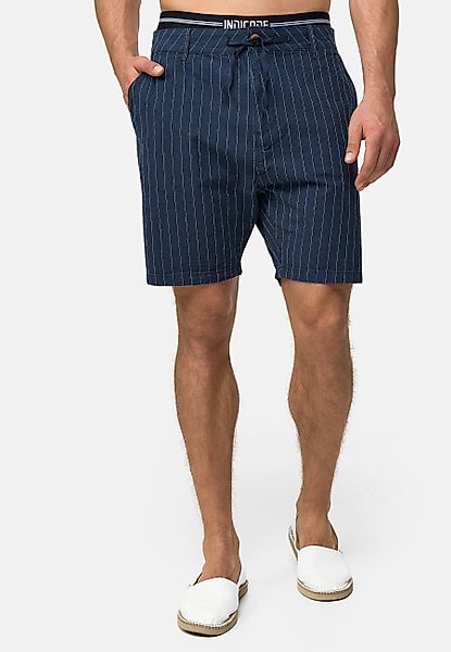Indicode Chinoshorts Giwgros gestreift, aus einem günstig online kaufen