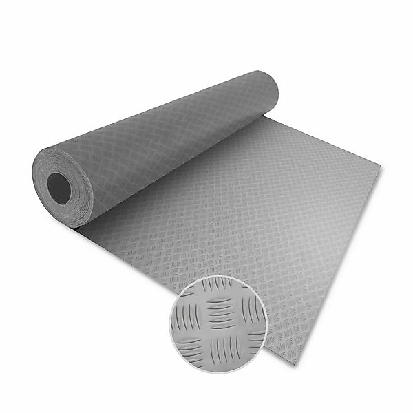 KARAT PVC-Bodenbelag Meterware Diamond Cut 2 mm Stärke Grau 120 x 250 cm günstig online kaufen