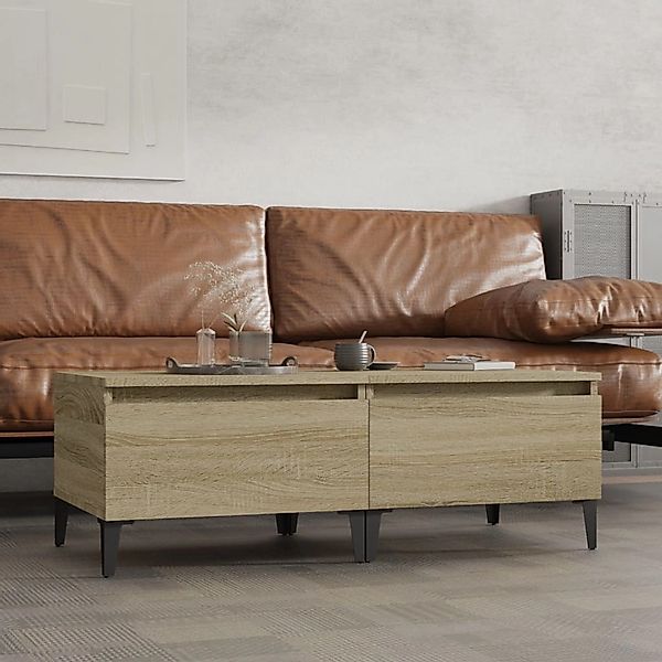 vidaXL Beistelltische 2 Stk. Sonoma-Eiche 50x46x35 cm Holzwerkstoff Modell günstig online kaufen