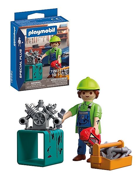 Playmobil® Mechaniker (72031), City Action Konstruktions-Spielset, (14 St) günstig online kaufen
