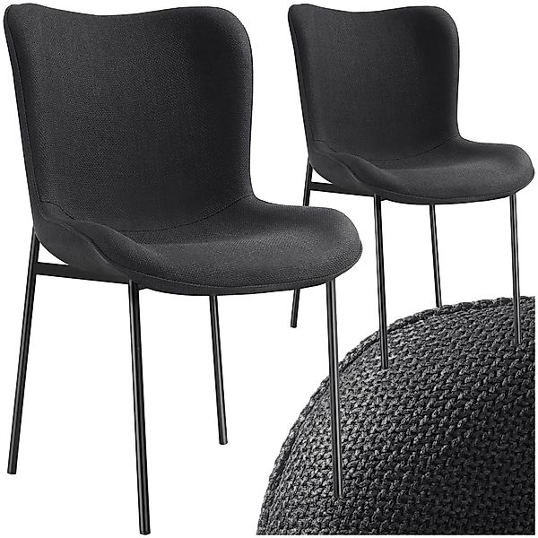 tectake Esszimmerstuhl Polsterstuhl Tessa (Set., 2 günstig online kaufen