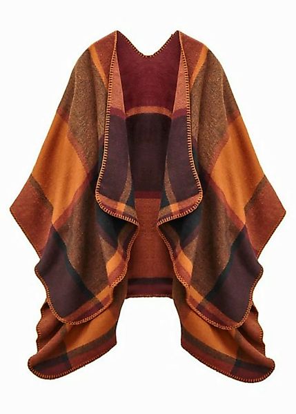 LASCANA Strickponcho Poncho in kuscheliger Qualität, Karotuch, Cape, Schal günstig online kaufen