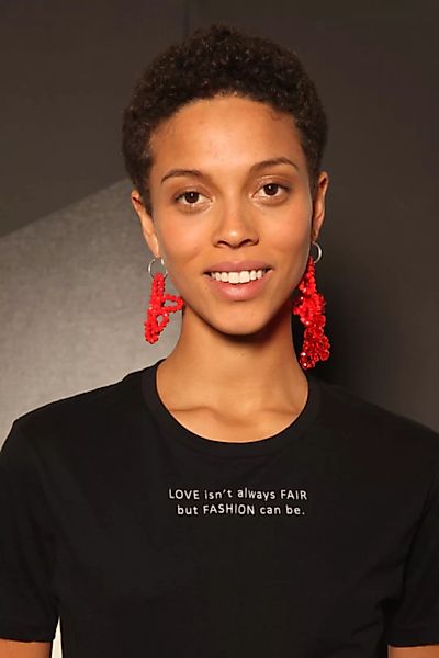 Bio-baumwolle T-shirt: Love Fair Fashion günstig online kaufen
