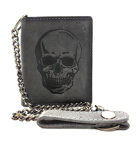 JOCKEY CLUB Geldbörse Skull, echt Leder, mit RFID Schutz, mit Sicherheitske günstig online kaufen