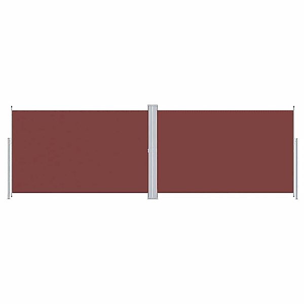 furnicato Seitenmarkise Ausziehbar Braun 200x600 cm günstig online kaufen