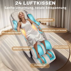 HealthRelife Massagesessel mit Zero-Gravity, 3D Shiatsu, günstig online kaufen