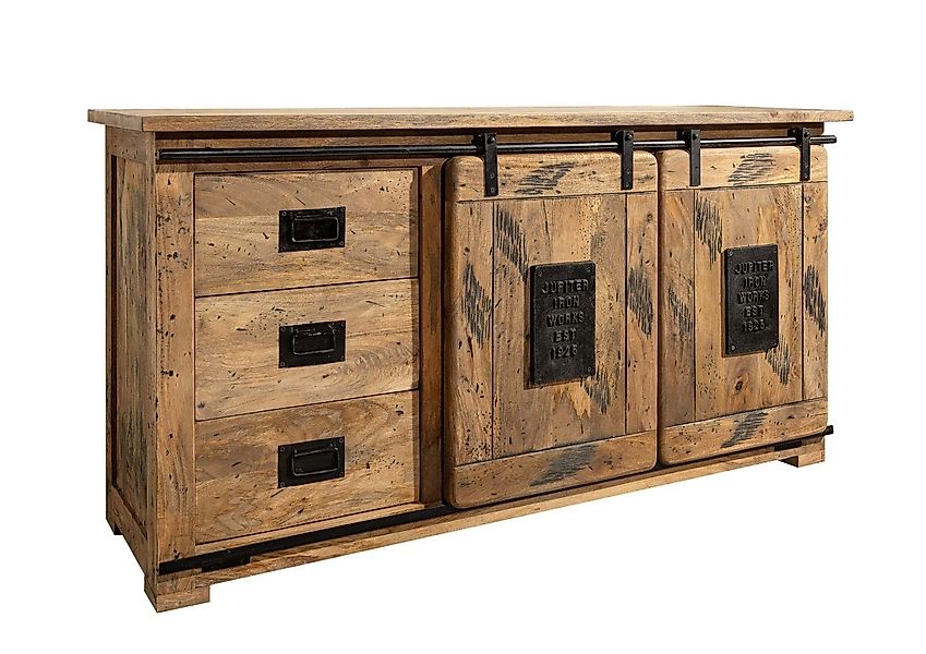 Massivmoebel24 Sideboard (Mango 150x45x80 natur lackiert günstig online kaufen
