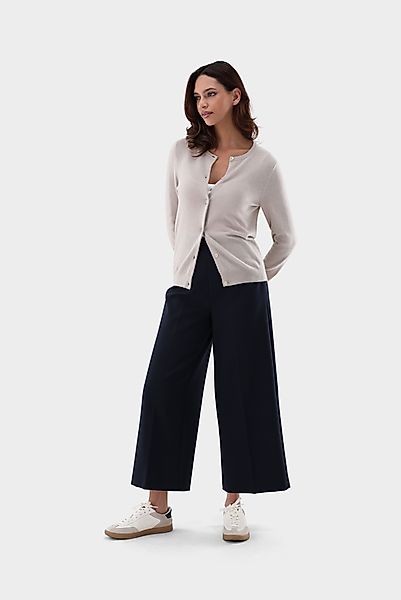 Strickjacke aus Kaschmir mit Rundhalsausschnitt günstig online kaufen