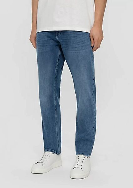 s.Oliver Stoffhose Jeans Mauro / Regular Fit / High Rise / Tapered Leg Labe günstig online kaufen