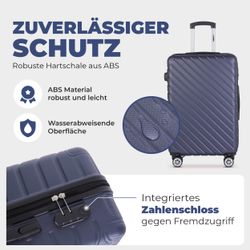 Onbest Kofferset 3er Hartschallen Trolley Set günstig online kaufen
