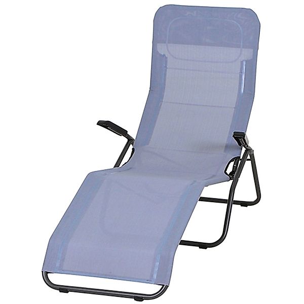 Siena Garden Kippliege Anco Blau 144x72,5x103,5 cm günstig online kaufen