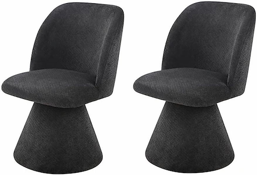 HELA Drehstuhl »BARI« (Set) 2 Stk.360° drehbar, Polsterfuß, Webstoff, fest günstig online kaufen