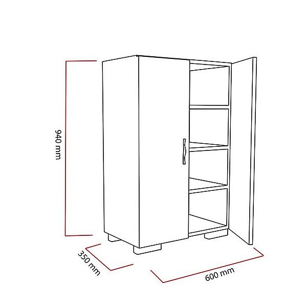 Skye Decor Schuhschrank 100% MELAMINE COATED PARTICLE BOARD, 94 cm x 35 cm günstig online kaufen