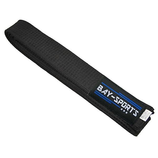 BAY-Sports Karateanzug Budogürtel Karategürtel Kampfsportgürtel schwarz günstig online kaufen