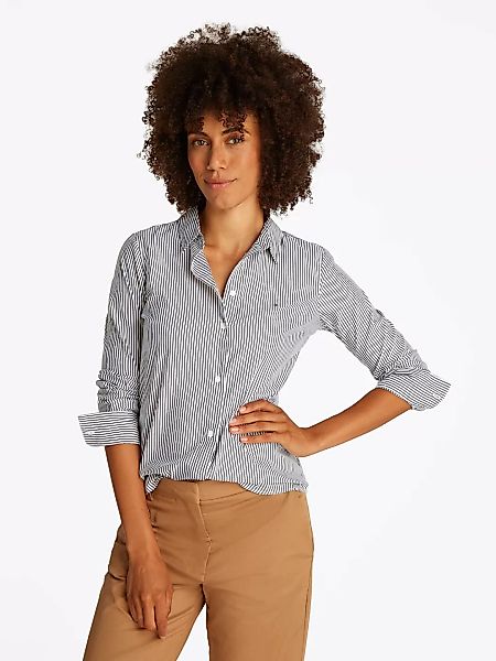 Tommy Hilfiger Hemdbluse "ESS POPLIN REGULAR SHIRT", im klassischen Stil günstig online kaufen