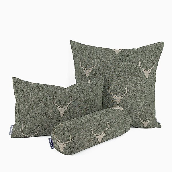 SCHÖNER LEBEN. Dekokissen Kissenhülle Jacquard Hirschkopf günstig online kaufen