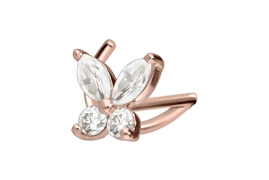 PIERCINGLINE Nasenpiercing 14/18 Karat Gold Nasenstecker günstig online kaufen