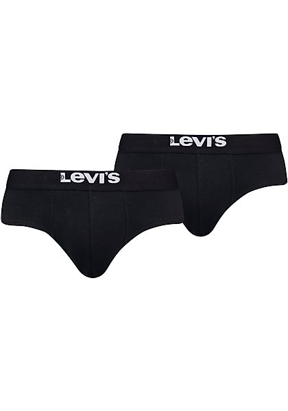 Levis Slip "LEVIS MEN SOLID BASIC BRIEF ORG CO 2P", (2er Pack), mit kontras günstig online kaufen