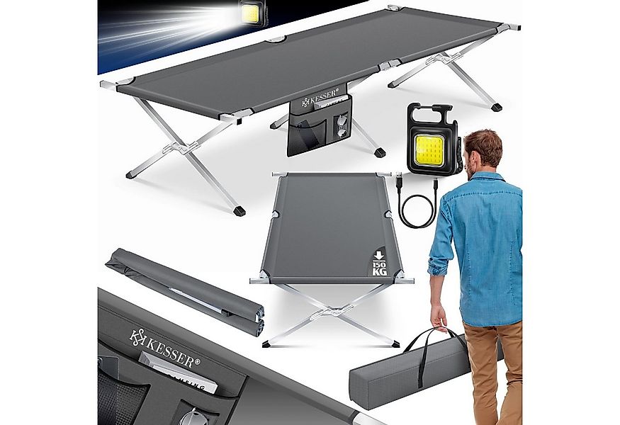 KESSER Bett, Campingbett Klappbett Inkl.Tragetasche und Seitentasche Stab günstig online kaufen