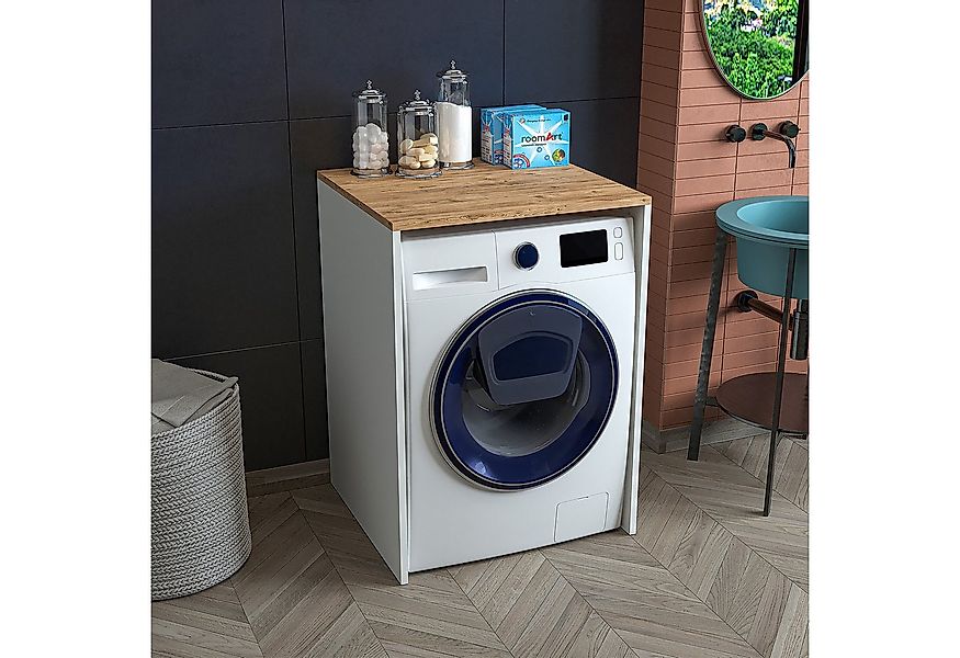 Roomart Waschmaschinenunterschrank CMD-1 (Badezimmer Waschmaschinenüberbau günstig online kaufen