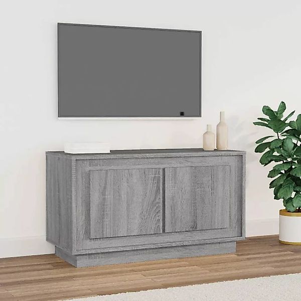 vidaXL TV-Schrank TV-Schrank Grau Sonoma 80x35x45 cm Holzwerkstoff (1-St) günstig online kaufen