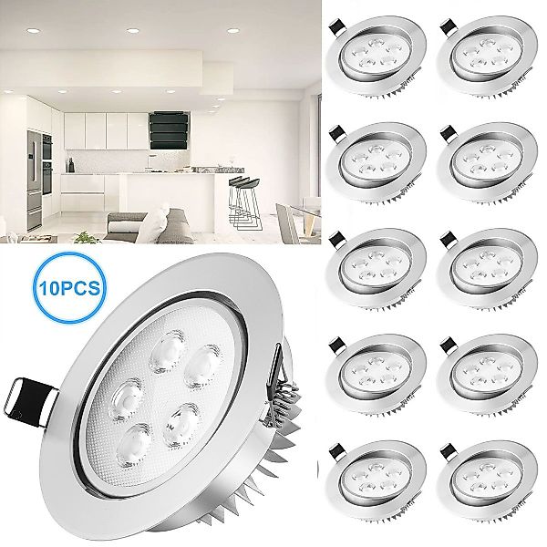oyajia Einbauleuchte 10x LED Einbaustrahler Ultra günstig online kaufen